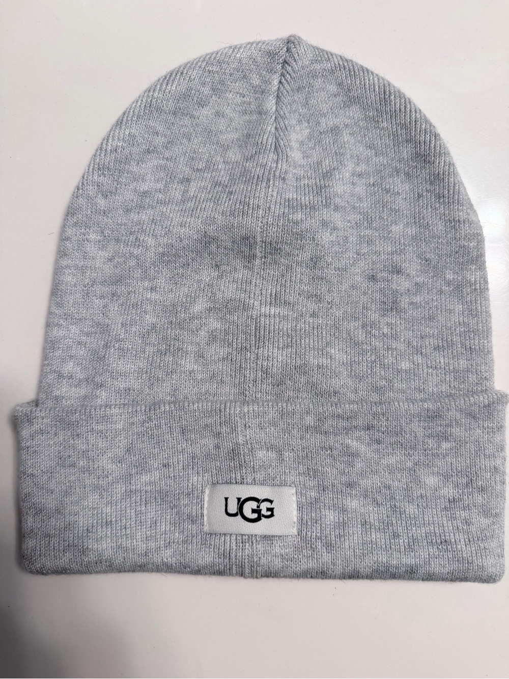 Gray Ugg knit beanie